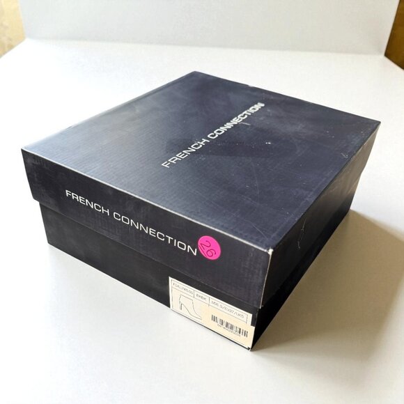 NWT French Connection ALLY Black Ankle Boots | Size 6.5 | 3" Heel - Picture 9 of 10